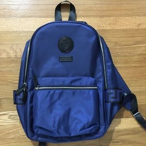 versace navy blue backpack